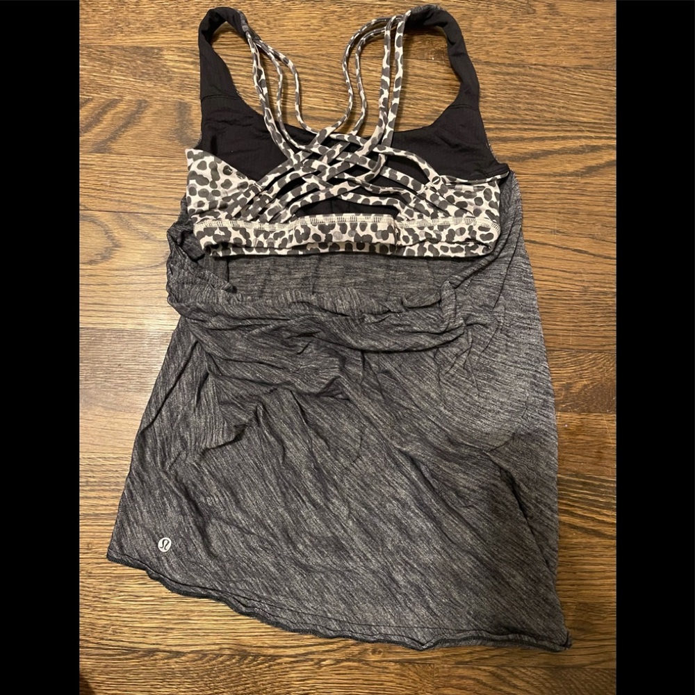 Lululemon work out top open back